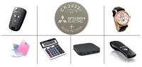 Pilas de Litio MITSUBISHI 3V (CR2032 CR2025 CR2016) para Llaves de Coche, Linternas, Juguetes, Placas Base de Ordenador