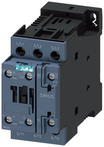 3RT2026-1BB40 พาวเวอร์คอนแทคเตอร์ 25 A 11 กิโลวัตต์ 400 โวลต์ 3 โพล ควบคุมอุตสาหกรรม - Product Image 1