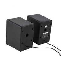 Speaker komputer portabel, pengeras suara komputer berkabel USB dengan sistem Audio rumah portabel Super Bass