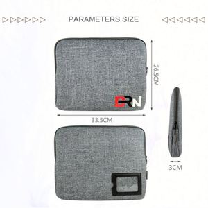 Custom Logo Laptop <b>Tablet</b> Case Business Trip Briefcase Travel Bag for 13 14 15 Inches PC - Product Image 4