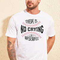 Nouvelles impressions DTF à motif baseball en gros – Transferts thermiques lavables pour T-shirts