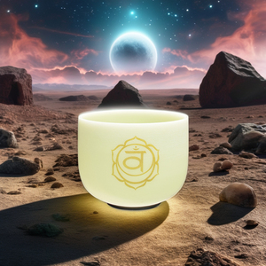 Cuencos elegantes de cristal de cuarzo esmerilado de <span class=keywords><strong>alquimia</strong></span>, piedras preciosas naturales, diseño de Chakra, sonido curativo, producto más nuevo - Product Image 1