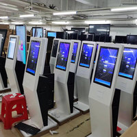 Système de gestion de file d'attente bancaire Wavetec avec affichage LCD LED du numéro d'attente Lecteur de codes-barres de l'appelant Fonction SDK en option