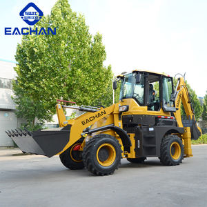 Pengiriman cepat Mini depan berakhir pemuat pertanian 4x4 mikro Backhoe ekskavator bumi mesin bergerak pemuat Backhoe hidrolik - Product Image 2