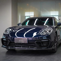 Couvre-prise d'air avant en fibre de carbone sèche de haute qualité pour Porsche Panamera 971 GTS 2021-2023