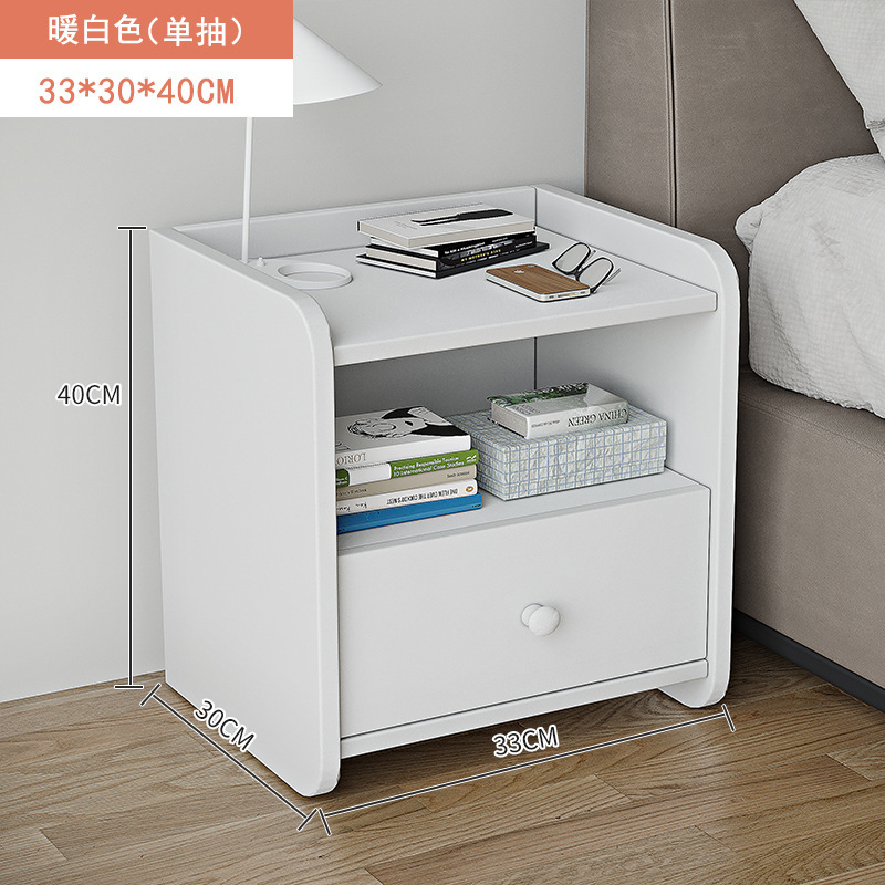 Tiroir simple, blanc chaud