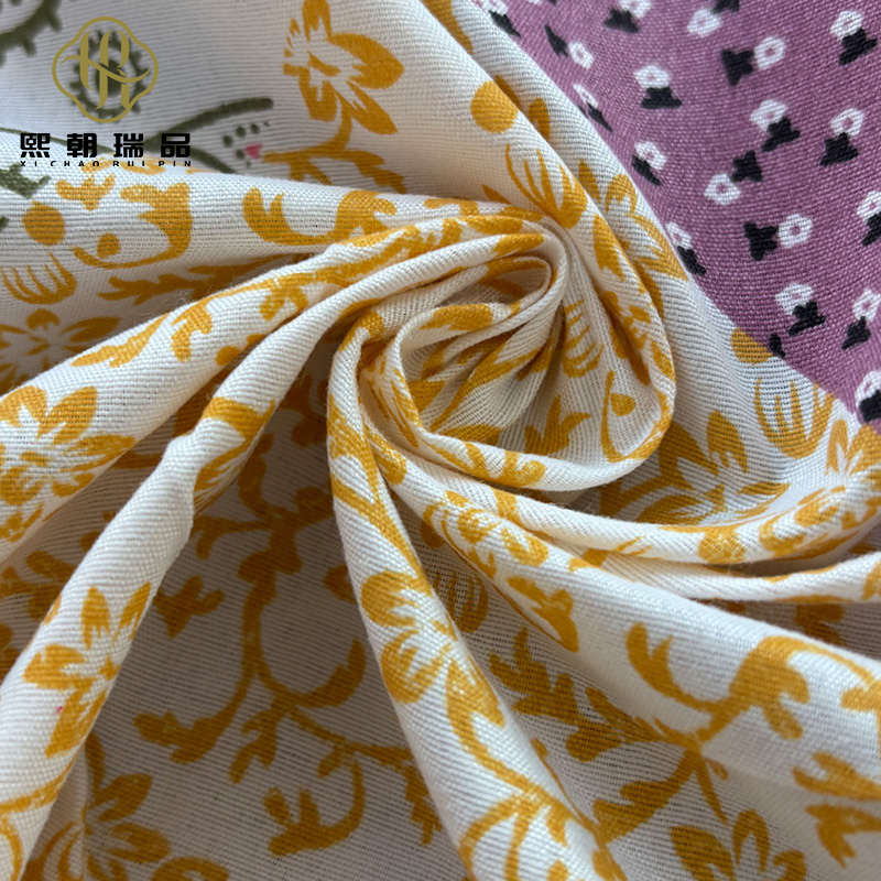 Organic Cotton Woven Print Fabric Wholesale