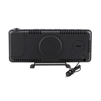 Multifunktionaler Mini-USB-Elektroprojektor LED-Anzeige Digitale Tischuhr mit Spiegelprojektion Wecker Radio
