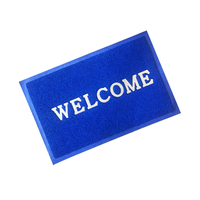 Tapis de bienvenue avec logo, tapis de porte en PVC imperméable, tapis en PVC à spirales, tapis d'entrée