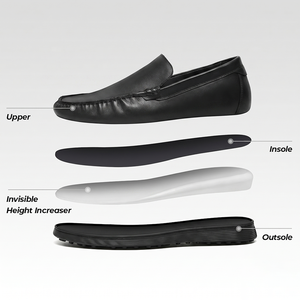 30 Anni di Esperienza: Scarpe Eleganti da Uomo in Stile Italiano, Nuova Moda, Aumento di Altezza 6cm, Mocassini in Pelle OEM DOM - Product Image 4