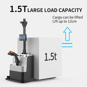 Apilador de paletas totalmente eléctrico de 1,5 toneladas, carretilla elevadora Agv, uso en espacio pequeño, transporte, industrias de restaurantes, Robot de manipulación de fábrica - Product Image 5