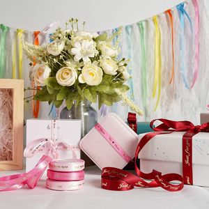 Bronzing <b>Ribbon</b> Custom Printed Cotton <b>Ribbon</b> for Gift Packaging - Product Image 3