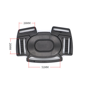 Boucle de sécurité pour poussette à cinq points, en plastique, 26 mm, 51 mm, pour accessoires de poussette pour bébé - Product Image 3