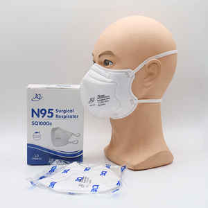 ISO 13485หน้ากากอนามัยทางการแพทย์สำหรับ N95หน้ากากอนามัยทางการแพทย์พร้อมลวดจมูกและเพิ่มการกรองเพื่อความปลอดภัยของเจ้าหน้าที่ทางการแพทย์ - Product Image 2