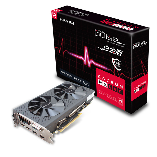High Quality USED SAPPHIRE PULSE Radeon RX 580 8GB GDDR5 Gaming Graphics Card