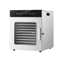6-18 Trays Droogmachine voor fruit, groenten, dierenvoer, multi-tray voedseldroogmachine