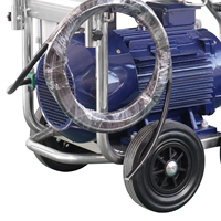 Machine de nettoyage industrielle Ultra haute pression SS 500Bar 23LPM laveuse en métal à eau froide pour les navires pétroliers d'atelier