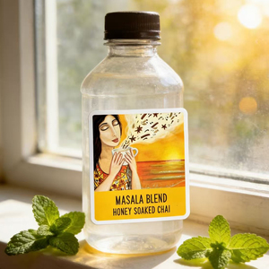 Etiqueta adhesiva transparente personalizada al por mayor para caja con sello, impresión UV, para envasado de té y mezclas de especias (Masala) - Product Image 3