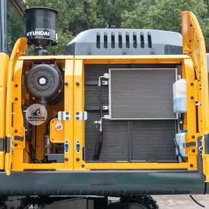 Excavadora de cadenas Hyundai HX220L amarilla, equipo de construcción - Product Image 2