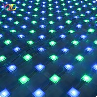 Écran vidéo LED en maille haute luminosité P50 DMX512 RGB WS2811 étanche pour la publicité extérieure, les magasins de détail et les écrans d'ascenseurs