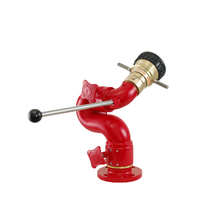 Canon à mousse à eau de feu à rotation automatique Moniteur d'incendie au sol pour la lutte contre l'incendie