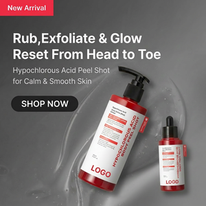 Kit de Peeling Corporel OEM ODM à l'Acide Hypochloreux pour une Peau Éclatante, Lisse et Apaisée, Nettoyant Exfoliant Clarifiant pour Éliminer les Peaux Mortes - Product Image 1