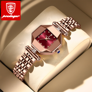 Benutzer definierte Logo Marke wasserdichte Uhren Poedagar 368 Luxus Damen uhr Epoche Schöne Mädchen Hand für Damen - Product Image 6