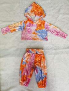 Ropa Casual de Otoño para Niñas, Conjunto Deportivo de 2 Piezas, Sudadera con Capucha de Manga Larga, Pantalones Jogger, Chándal Tie Dye para Niñas Pequeñas y Grandes - Product Image 2