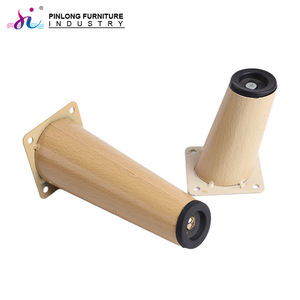 비스듬한 가정 호두 색깔 현대 금속 철 가구 다리 + 거친 철 가구 다리 - Product Image 4