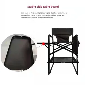 Chaise de maquillage Yicheng en alliage d'aluminium à deux côtés, pour salon, artiste, réalisateur, camping en plein air, en vente en gros - Product Image 3