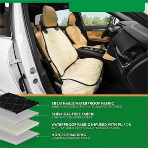 Luxury High Quality Waterproof Quilted Independent Seats Car Seat Cover