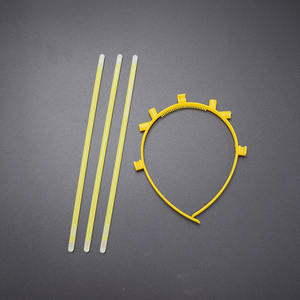 Venta caliente Chemical Light Celebration Hair Hoop Glow Sticks Brilla en la oscuridad Suministros para fiestas para Halloween Pascua Navidad - Product Image 4
