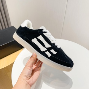 Zapatos Deportivos Casuales Unisex 2026 Black White Bones, Zapatos de Moda con Forro de Malla y Cuero Versátiles - Product Image 2