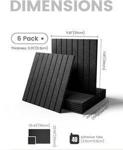 Traitement <span class=keywords><strong>acoustique</strong></span> PET Groove, isolation phonique murale pour salle de musique, écologique pour auditorium scolaire - Product Image 2