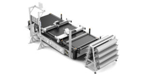 YANSHI Cortador Têxtil Multi-Layer Totalmente Automático com Lâmina de Corte 220V/380V para Materiais Sintéticos Couro e Tecido - Product Image 2