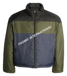 Varsity Style Quilted Microfleece Bomber <b>Jacket</b> Casual <b>Men's</b> Outdoor Clothing Stand Collar Zipper Closure <b>Thin</b> Custom Embroidery - Product Image 6