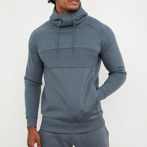 Tùy Chỉnh OEM Chất Lượng Cao Cotton Thường Xuyên Phiên Bản Cao Cổ Với Pock Loại Hat Vẽ Dây Dài Tay Áo Tập Thể Dục Thể Thao Người Đàn Ông Của Hoodies - Product Image 5