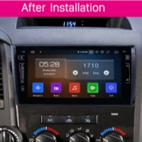 Kit de Panel de Radio para Auto, Reproductor de Audio para Tundra Sequoia 2007-2018 TK-YB, Marco Negro de 10.1 Pulgadas, Material PC+ABS