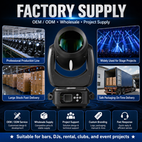 Projecteur LED mobile 200W RGBW avec contrôle DMX512 pour éclairage de scène DJ, vente en gros usine