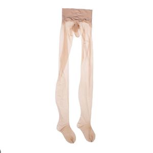Collants <span class=keywords><strong>de</strong></span> compression pour hommes à taille haute, sexy, transparents, sans couture, anti-embolie, respirants, tricotés, amincissants - Product Image 5