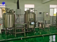 Équipement de brasserie artisanale en acier inoxydable de style allemand, machine à fabriquer de la bière, système de brassage clé en main avec cuve de fermentation