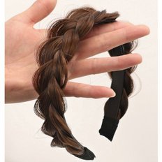 Fascia per capelli di riso Pretzel 1P intrecciata alla moda fascia per capelli in gomma per ragazze - Product Image 1