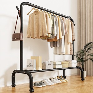 Oferta Especial: <span class=keywords><strong>Perchero</strong></span> de Pie Metálico para Sombreros y Abrigos, Estante de Exhibición y Secado de Ropa para Sala de Estar y Dormitorio - Product Image 5