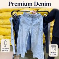 YIJIAYI Vente en gros de pantalons en jean à jambes larges pour hommes et femmes, styles variés, vêtements d'occasion décontractés, balles de vêtements usagés de qualité supérieure, propres