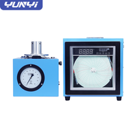 Kit de prueba de manómetro hidráulico neumático Yunyi, máquina de equilibrio de prueba con registrador de gráfico de presión