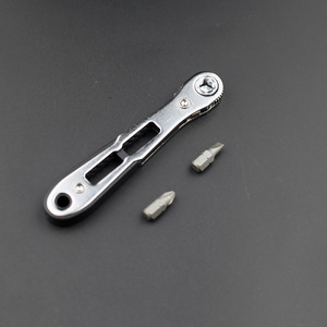 Ultra-Thin Dual-Way <strong>Ratchet</strong> Screwdriver Set Bent Straight Bits Flat Head Manual Tool for DIY Metric System High Quality <strong>Wrench</strong> - Product Image 3