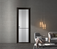 Máquina de puertas y ventanas de aluminio impermeable de diseño moderno para hoteles y baños Arcos de superficie terminada Ventanas y puertas de metal