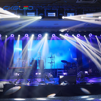 Écran publicitaire intérieur/extérieur, affichage LED 500x500mm, mur vidéo LED pour fond de scène géant