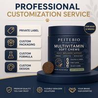 Complément alimentaire multivitaminé pour chiens sous forme de bouchées molles, vitamines quotidiennes pour chiots de plus de 12 semaines, bouchées nutritives essentielles pour chiens OEM ODM