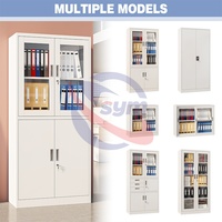 Système anti-basculement, armoire de classement en acier, 4 tiroirs, armoire de rangement verticale en métal pour un environnement de bureau sécurisé